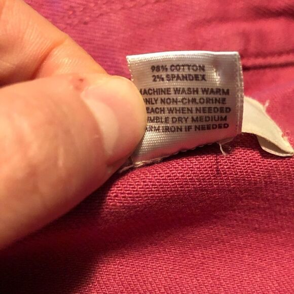 3 for $30! loft pink jean jacket - Picture 4 of 6